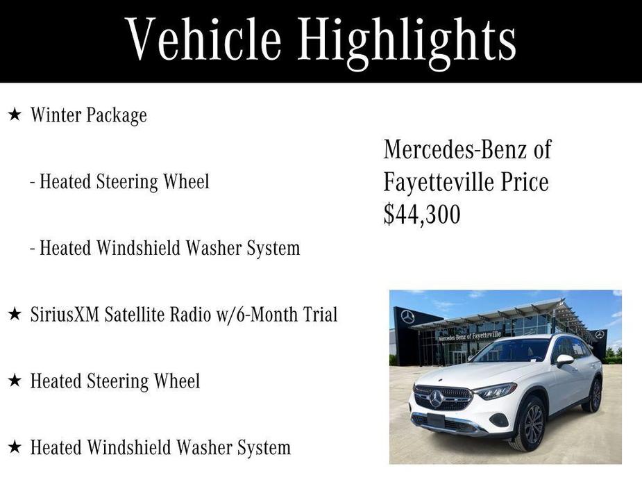 used 2023 Mercedes-Benz GLC 300 car, priced at $44,300