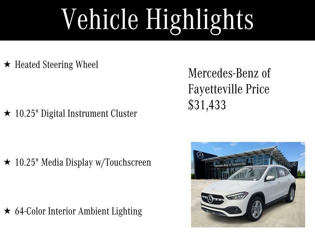 used 2023 Mercedes-Benz GLA 250 car, priced at $31,433