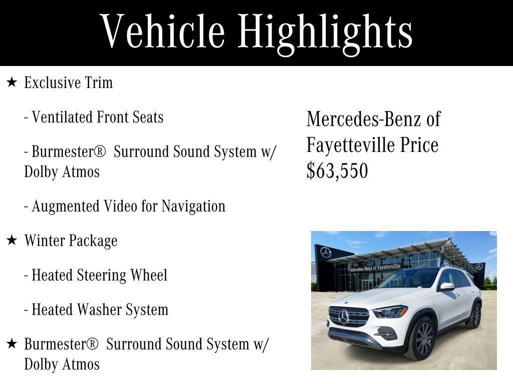 used 2024 Mercedes-Benz GLE 450 car, priced at $63,550