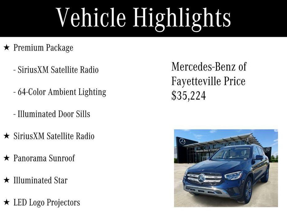 used 2021 Mercedes-Benz GLC 300 car, priced at $35,224