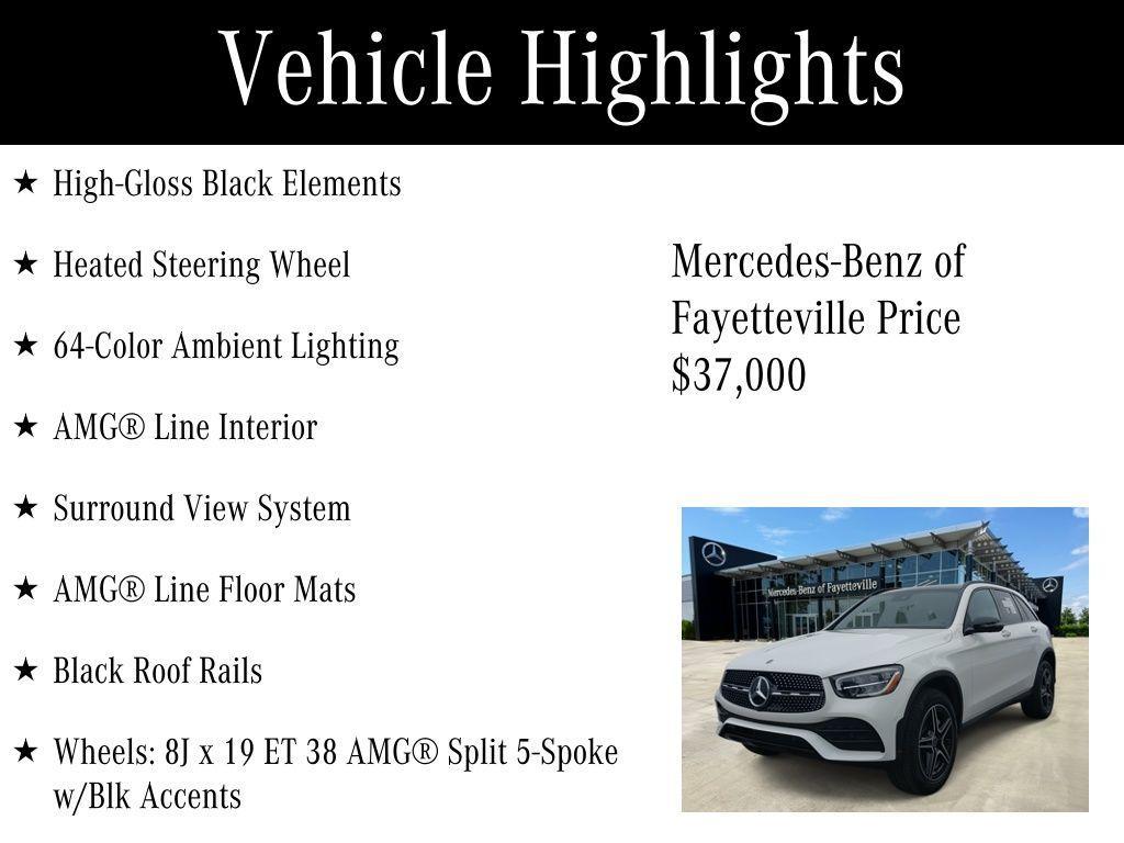 used 2022 Mercedes-Benz GLC 300 car, priced at $37,000