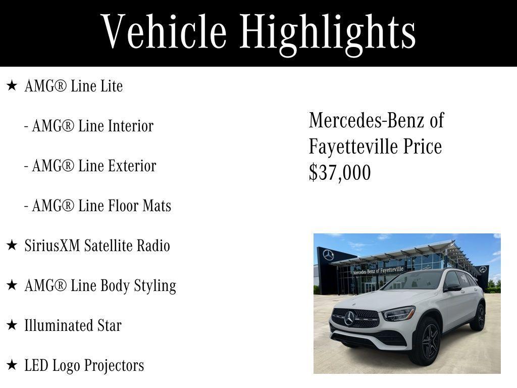 used 2022 Mercedes-Benz GLC 300 car, priced at $37,000