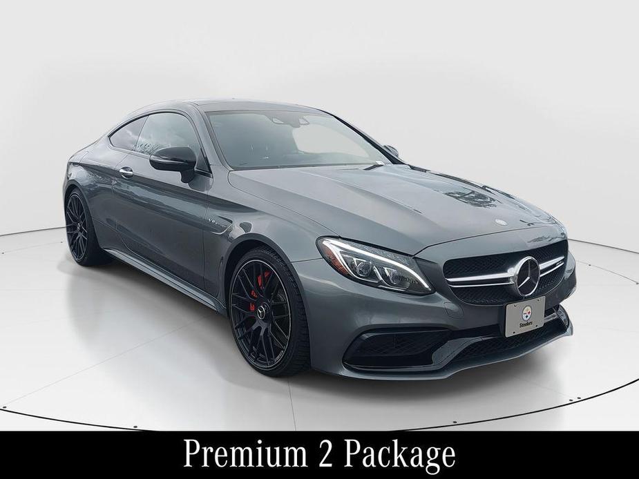 used 2017 Mercedes-Benz AMG C 63 car, priced at $43,000