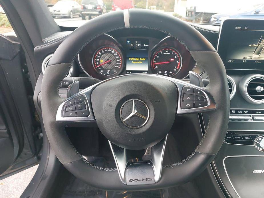 used 2017 Mercedes-Benz AMG C 63 car, priced at $43,000