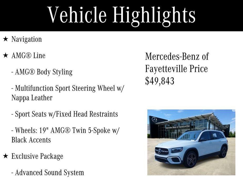 used 2024 Mercedes-Benz GLB 250 car, priced at $49,843