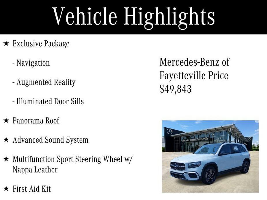 used 2024 Mercedes-Benz GLB 250 car, priced at $49,843