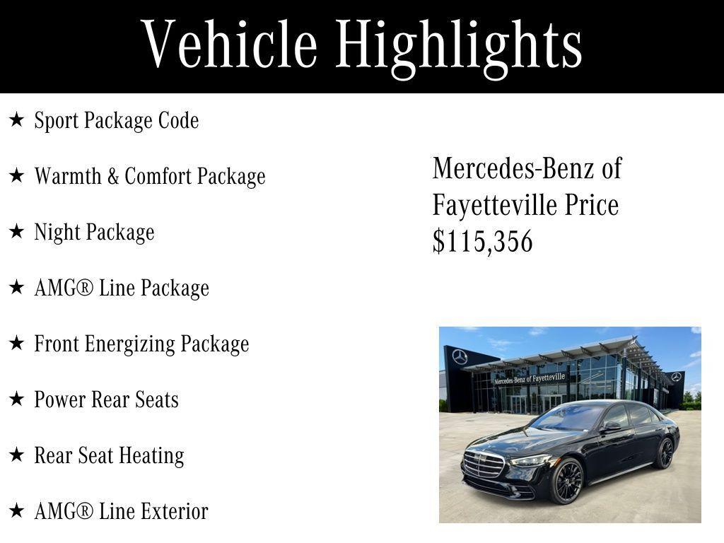 used 2025 Mercedes-Benz S-Class car, priced at $117,332