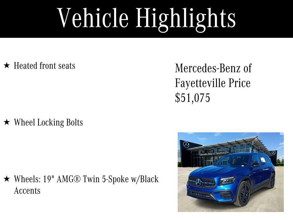 used 2024 Mercedes-Benz GLB 250 car, priced at $51,075