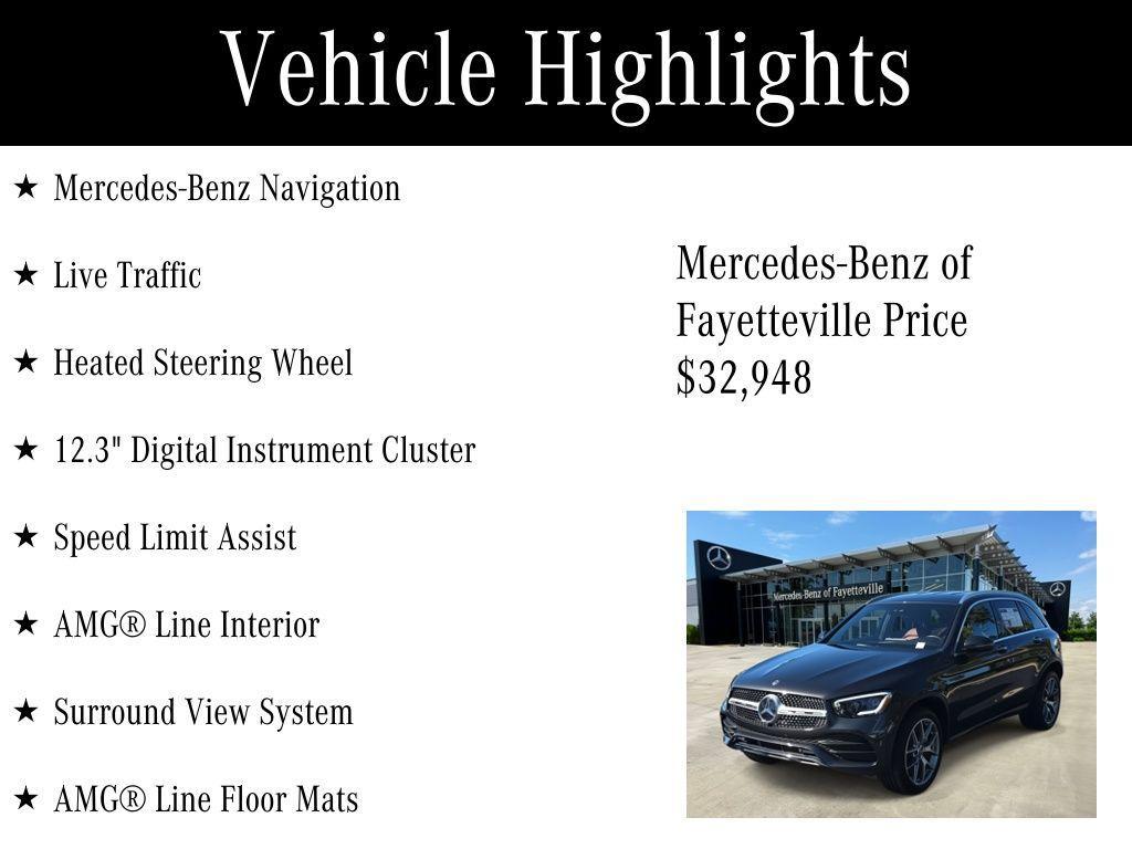 used 2022 Mercedes-Benz GLC 300 car, priced at $32,948