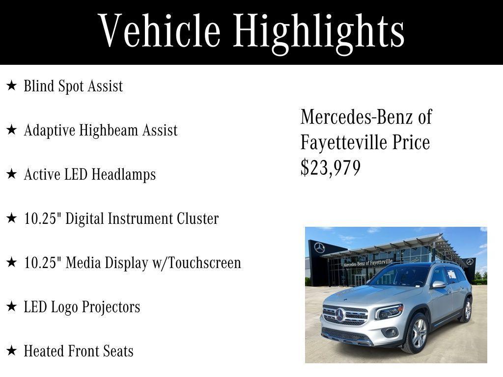 used 2020 Mercedes-Benz GLB 250 car, priced at $23,979