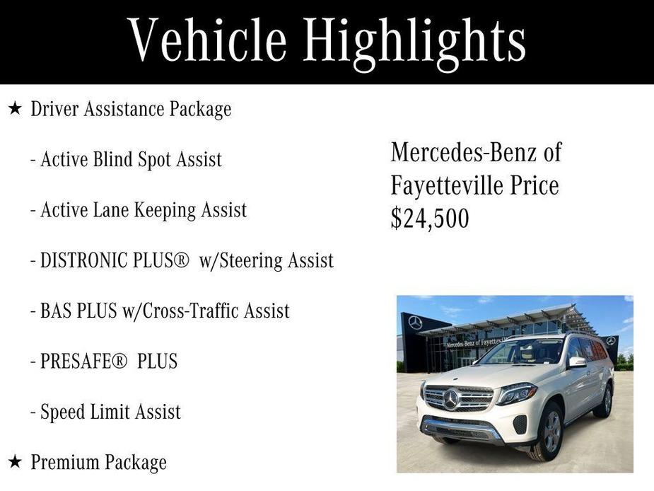 used 2018 Mercedes-Benz GLS 450 car, priced at $24,500