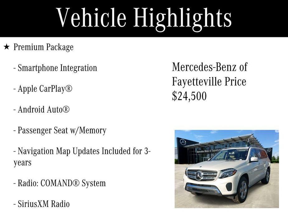 used 2018 Mercedes-Benz GLS 450 car, priced at $24,500