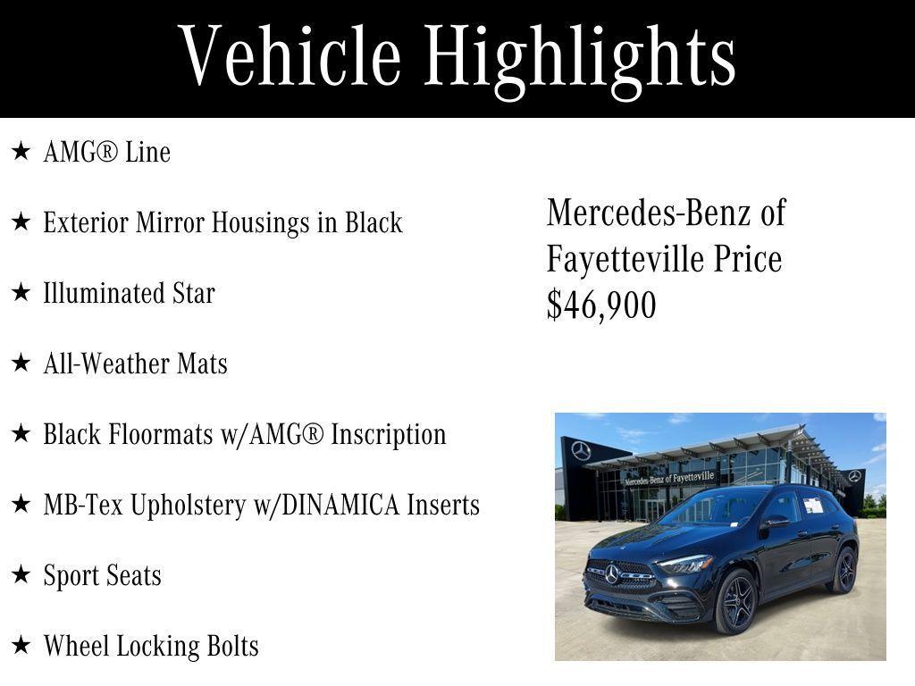 used 2024 Mercedes-Benz GLA 250 car, priced at $46,900