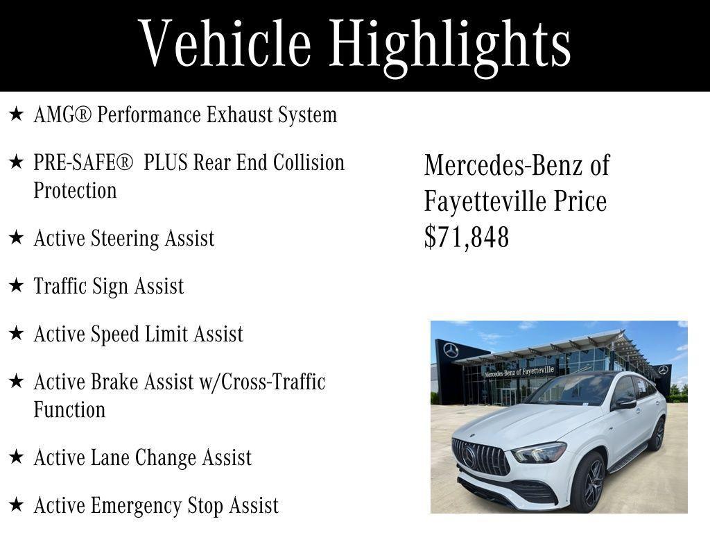 used 2023 Mercedes-Benz AMG GLE 53 car, priced at $71,848
