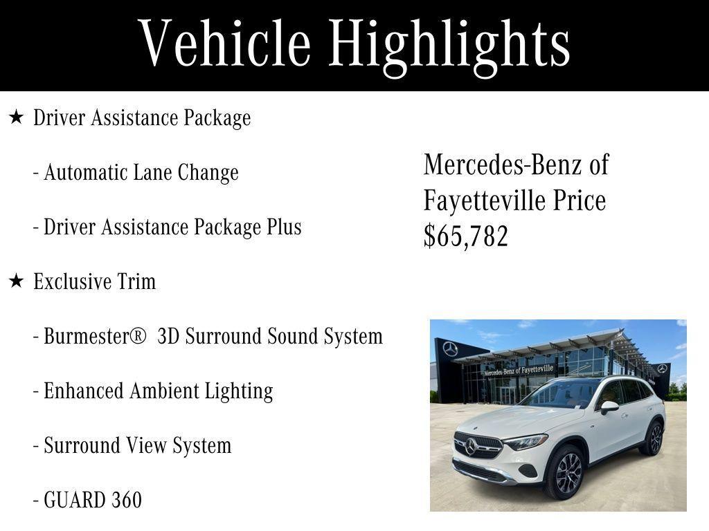 used 2025 Mercedes-Benz GLC 350e car, priced at $65,782