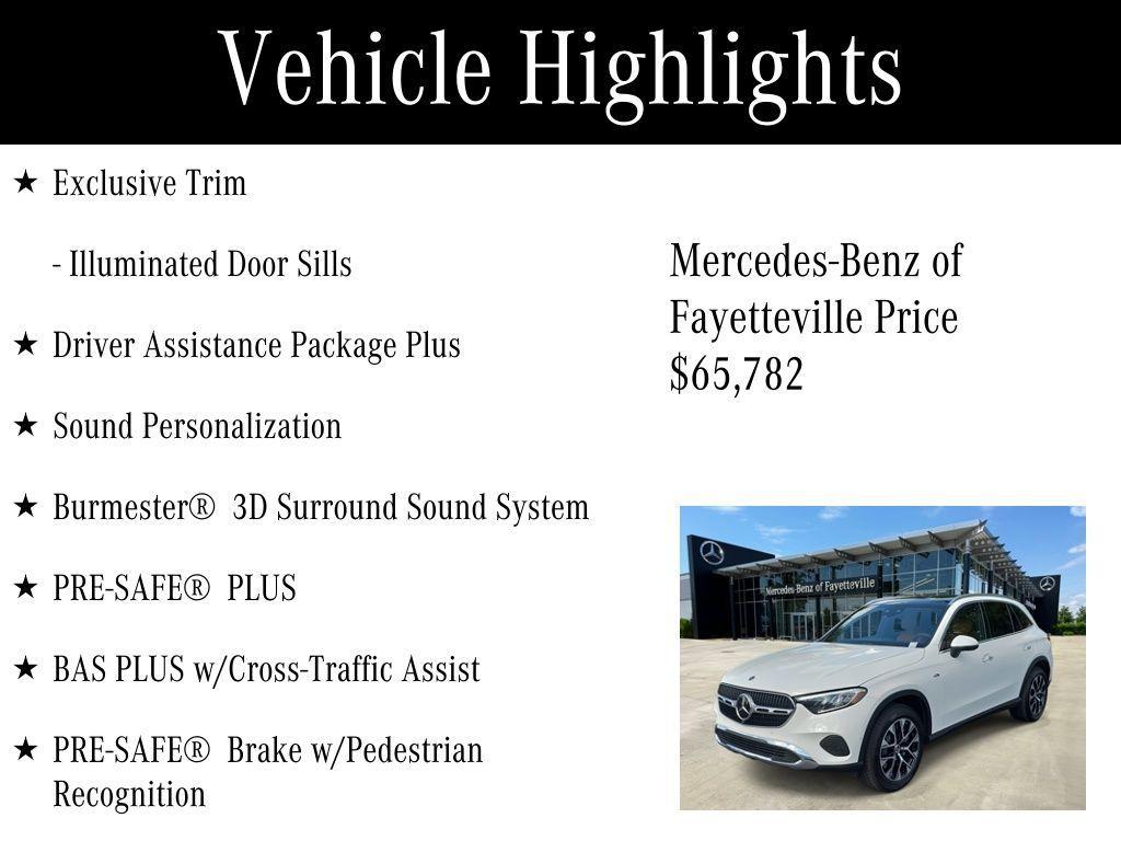 used 2025 Mercedes-Benz GLC 350e car, priced at $65,782