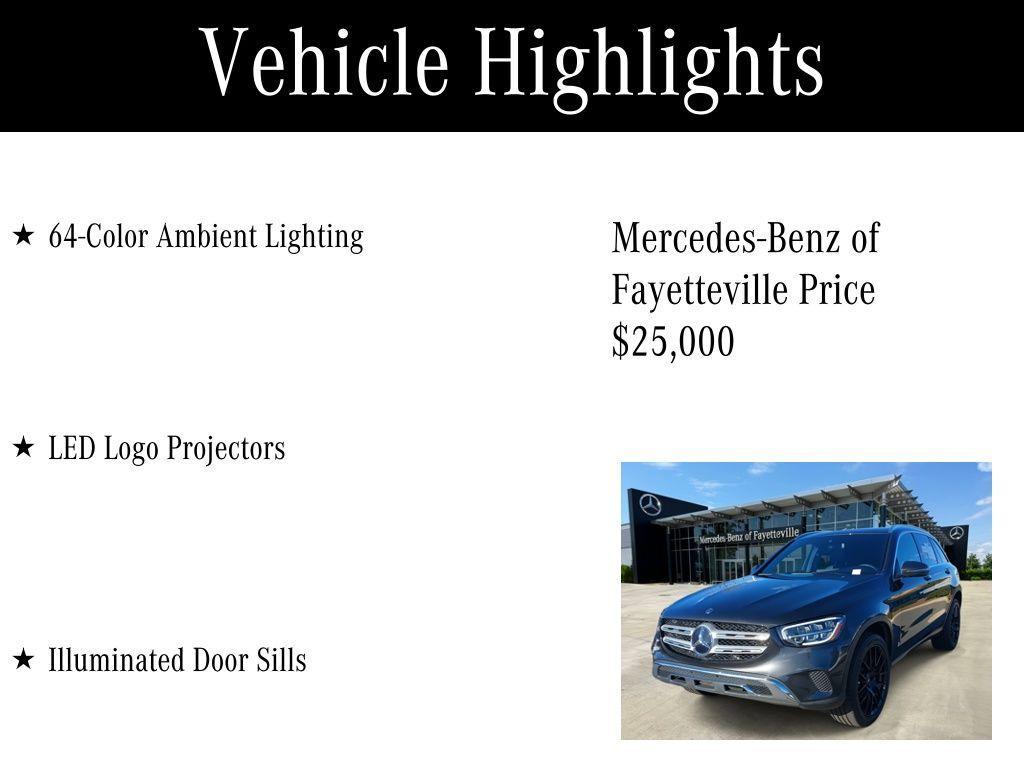 used 2020 Mercedes-Benz GLC 300 car, priced at $25,000