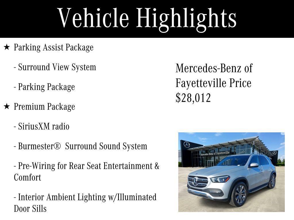 used 2020 Mercedes-Benz GLE 350 car, priced at $28,012