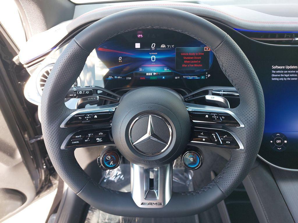 new 2025 Mercedes-Benz AMG EQE car, priced at $114,360