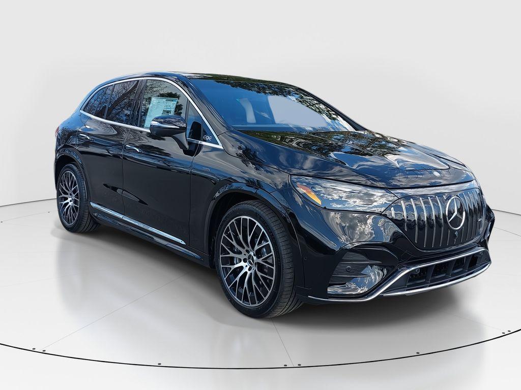 new 2025 Mercedes-Benz AMG EQE car, priced at $114,360
