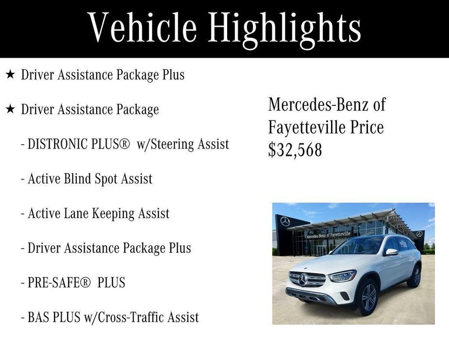 used 2021 Mercedes-Benz GLC 300 car, priced at $32,568