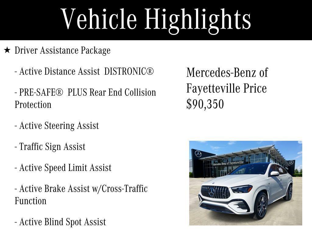 used 2024 Mercedes-Benz AMG GLE 53 car, priced at $90,350