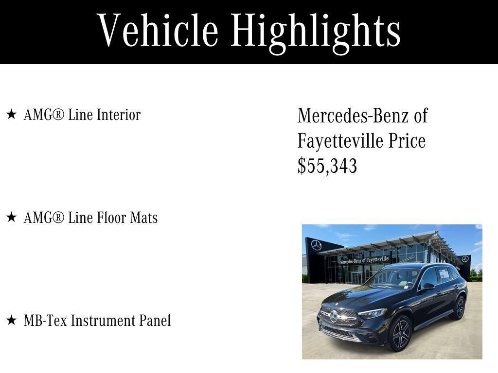 used 2025 Mercedes-Benz GLC 300 car, priced at $55,343