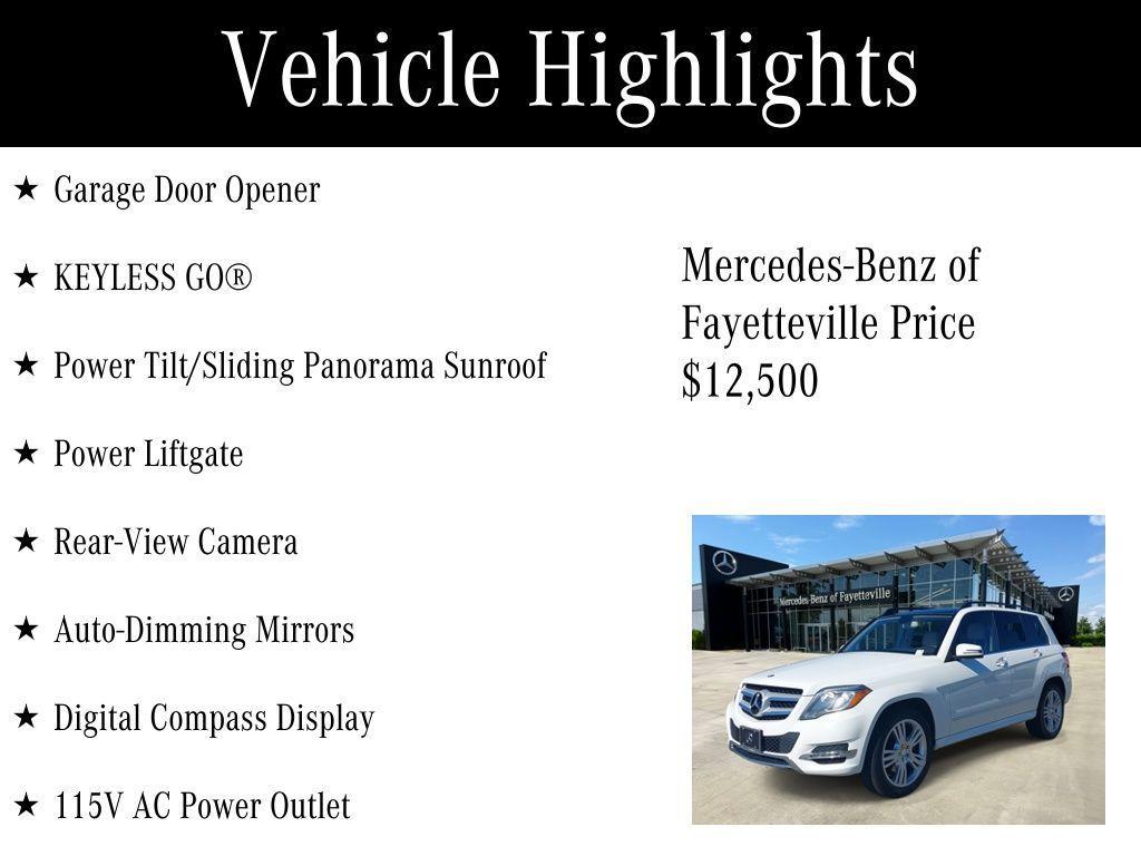 used 2014 Mercedes-Benz GLK-Class car, priced at $12,500