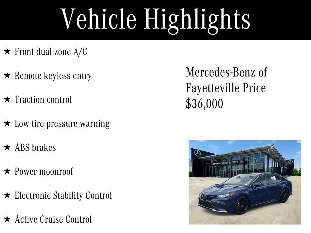 used 2024 Toyota Camry car, priced at $36,000