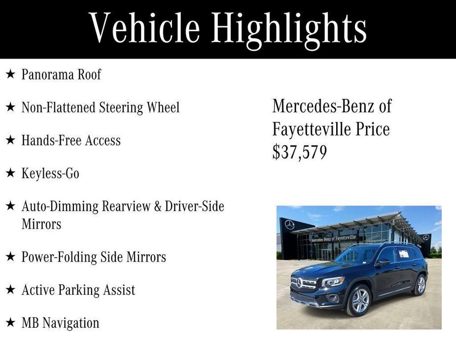 used 2023 Mercedes-Benz GLB 250 car, priced at $37,579