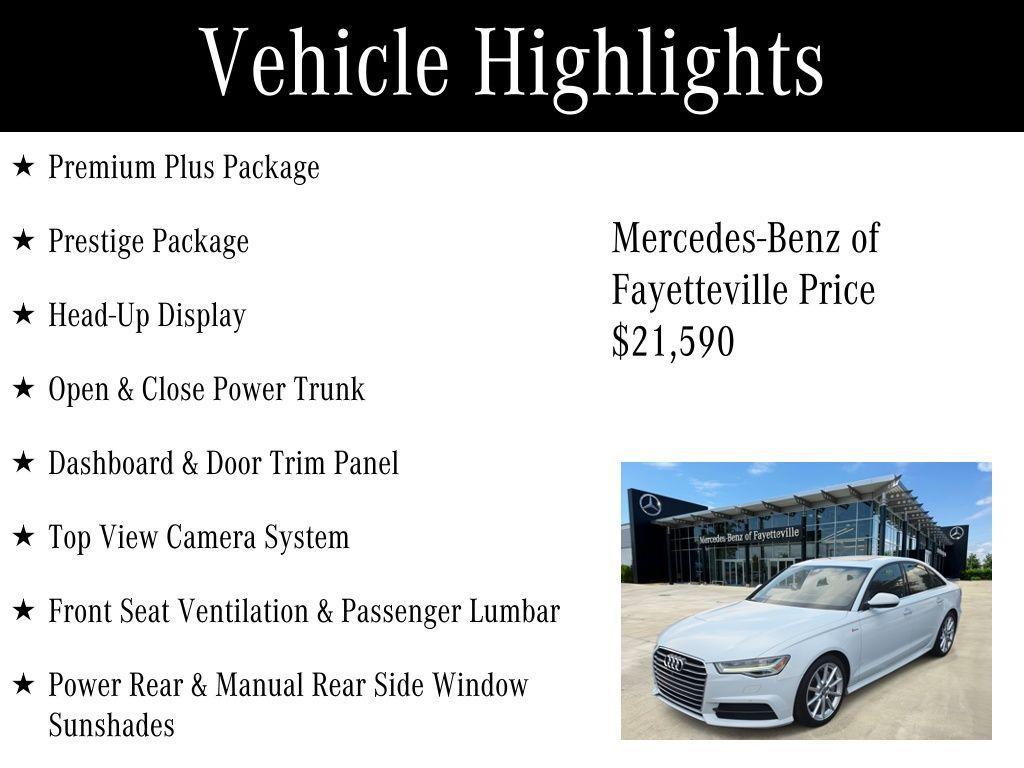 used 2018 Audi A6 car, priced at $21,590
