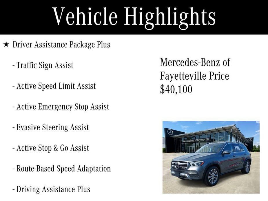 used 2021 Mercedes-Benz GLE 350 car, priced at $40,100