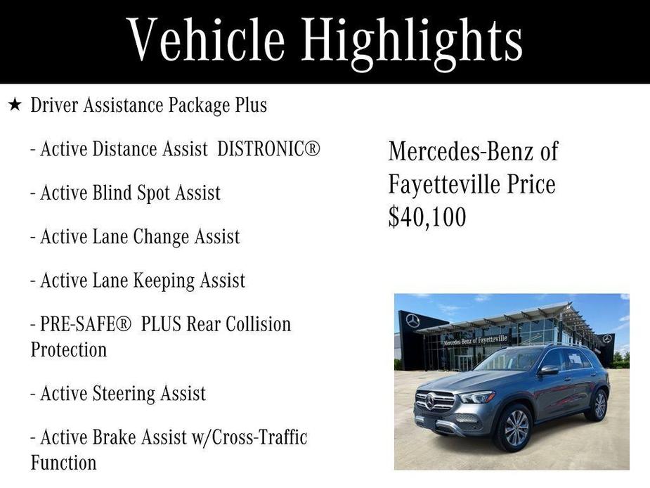 used 2021 Mercedes-Benz GLE 350 car, priced at $40,100