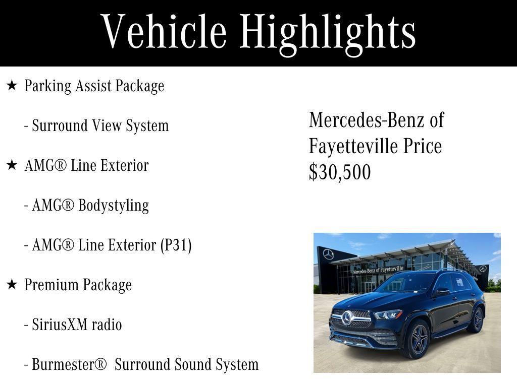 used 2020 Mercedes-Benz GLE 350 car, priced at $30,500