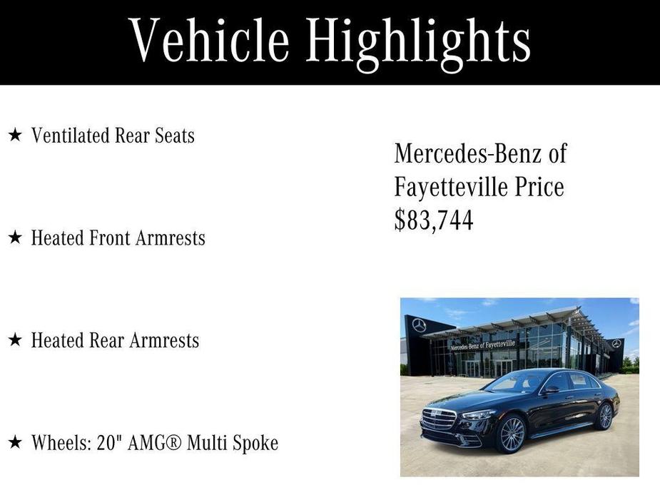 used 2023 Mercedes-Benz S-Class car, priced at $83,744