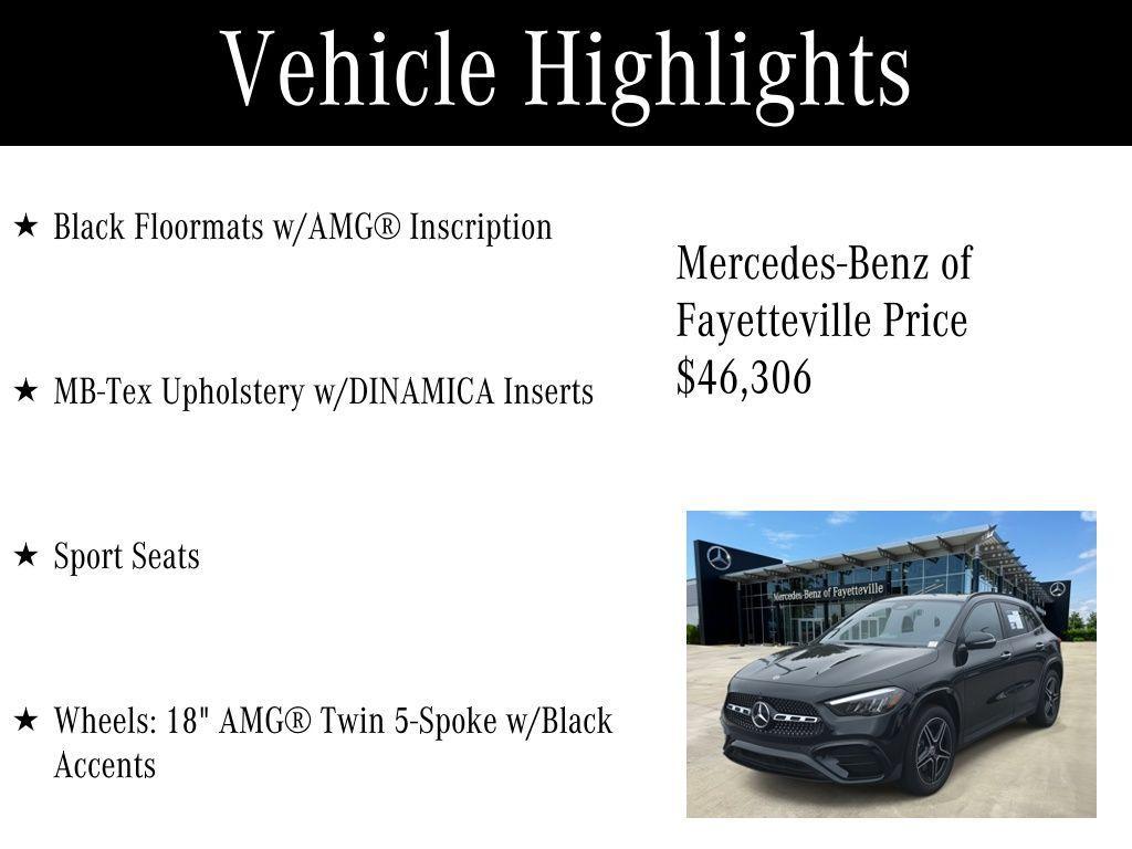 used 2024 Mercedes-Benz GLA 250 car, priced at $46,306