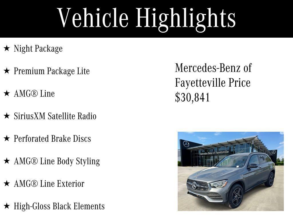 used 2022 Mercedes-Benz GLC 300 car, priced at $30,841