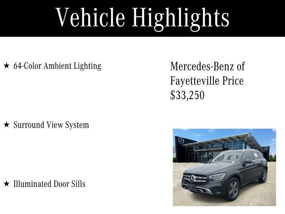 used 2021 Mercedes-Benz GLC 300 car, priced at $33,250