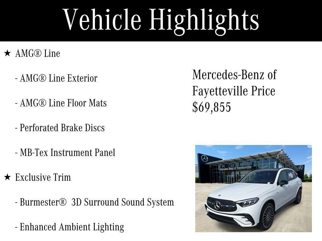 used 2025 Mercedes-Benz GLC 350e car, priced at $69,855