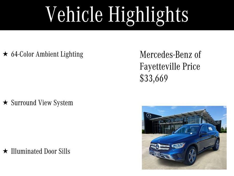 used 2021 Mercedes-Benz GLC 300 car, priced at $33,669