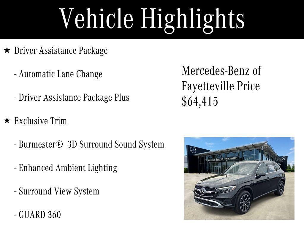 used 2025 Mercedes-Benz GLC 350e car, priced at $64,415