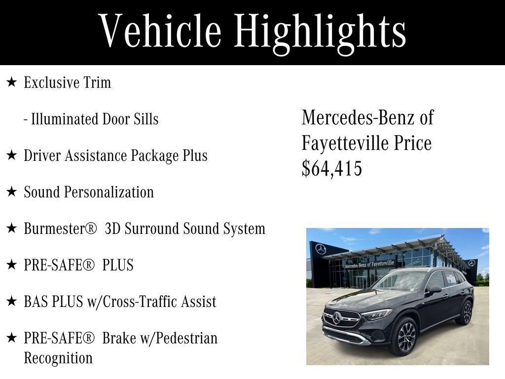 used 2025 Mercedes-Benz GLC 350e car, priced at $64,415