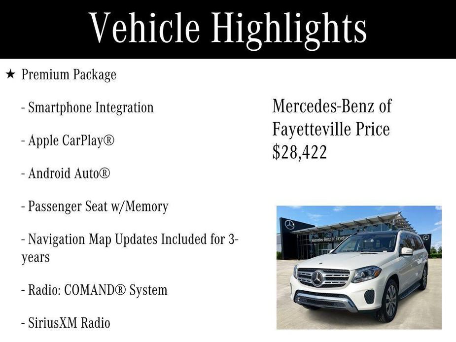 used 2018 Mercedes-Benz GLS 450 car, priced at $28,422