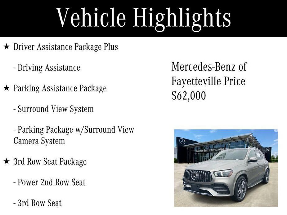 used 2021 Mercedes-Benz AMG GLE 53 car, priced at $62,000