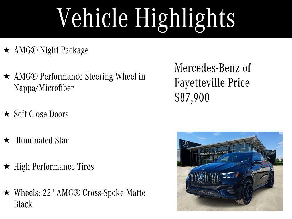 used 2024 Mercedes-Benz AMG GLE 53 car, priced at $87,900