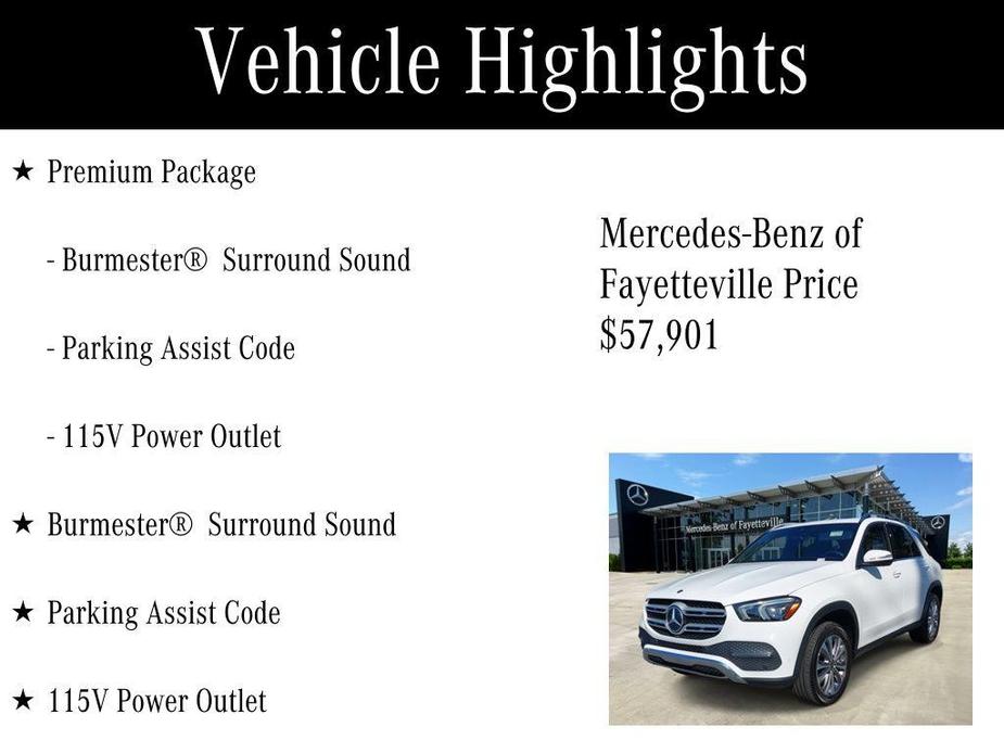 used 2023 Mercedes-Benz GLE 350 car, priced at $57,901