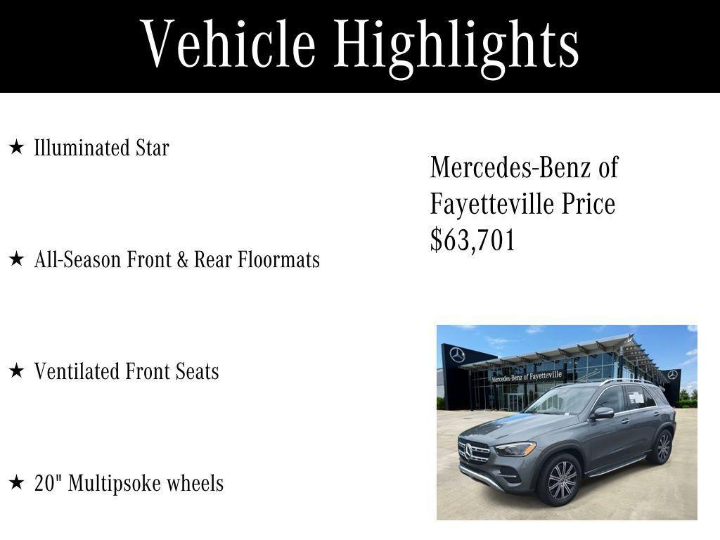 used 2025 Mercedes-Benz GLE 350 car, priced at $63,701