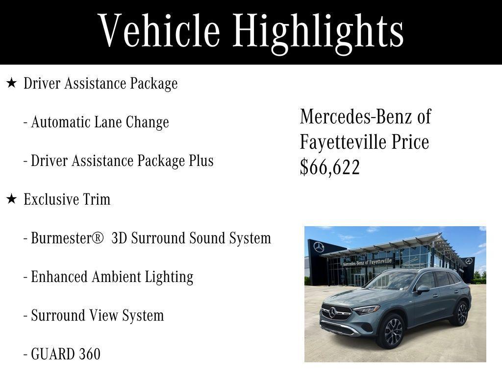 used 2025 Mercedes-Benz GLC 350e car, priced at $66,622
