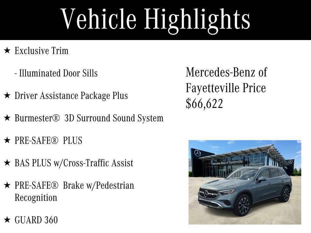 used 2025 Mercedes-Benz GLC 350e car, priced at $66,622