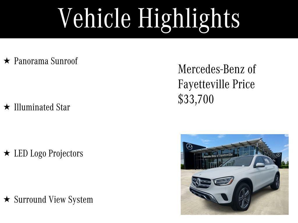 used 2022 Mercedes-Benz GLC 300 car, priced at $33,700